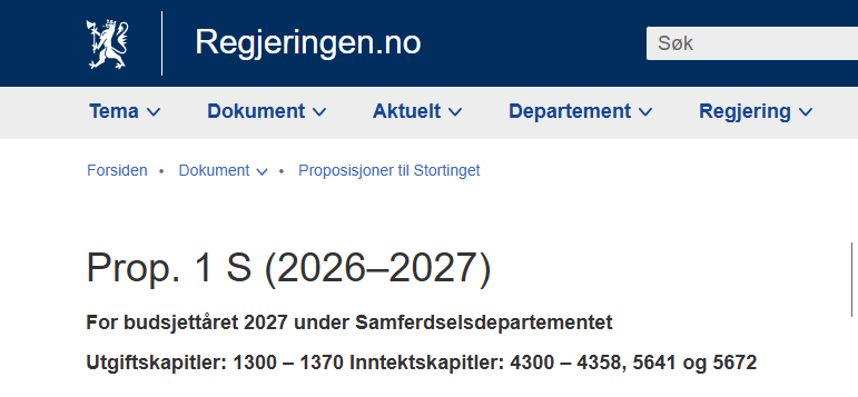 Statsbudsjettet: Ingen store veinyheter for Agder og Rogaland
